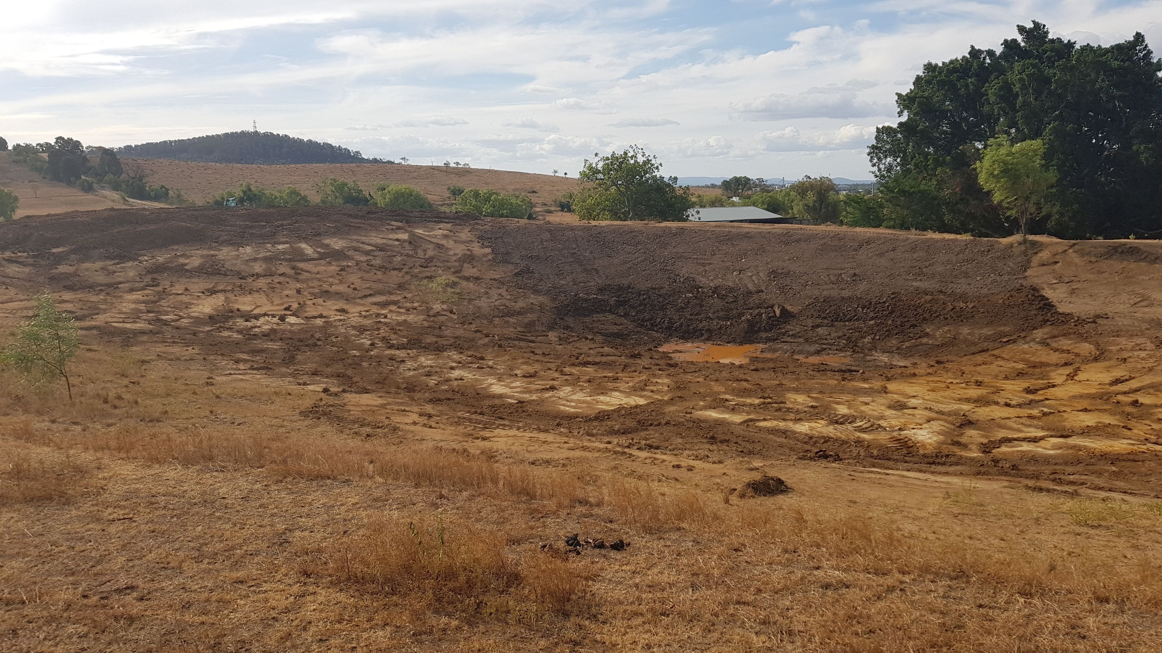 Repaired the leaking dam by installing a clay lining.